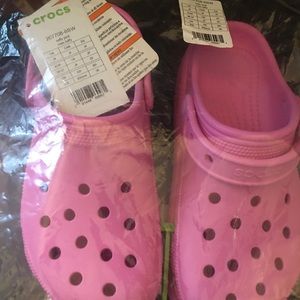 Kids crocs size 4J Taffy Pink Cutie Crush